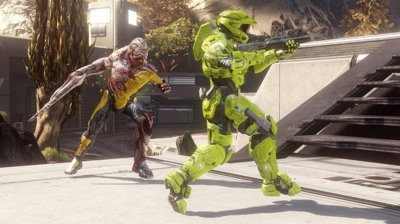 Halo 5 Multiplayer with Flood