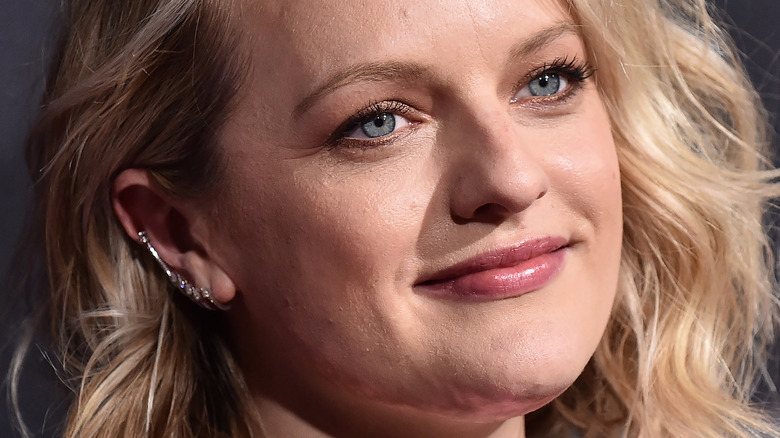 Close-up of Elisabeth Moss