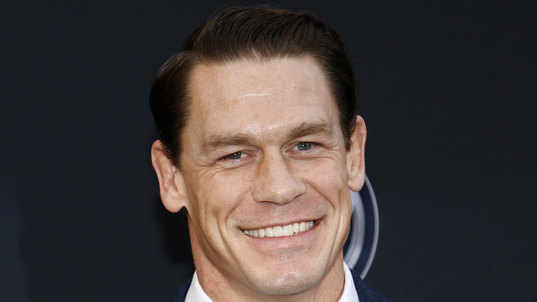 John Cena looking happy 