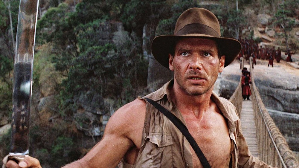 Harrison Ford in Indiana Jones and the Temple of Doom