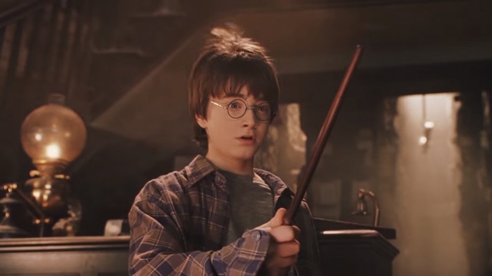 Harry Potter receives his wand