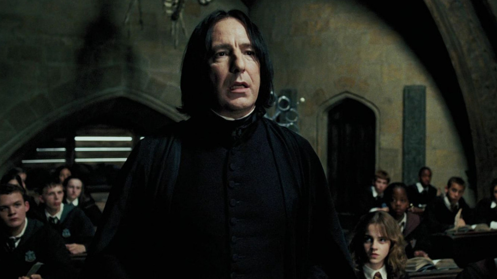 Alan Rickman as Severus Snape in Harry Potter 