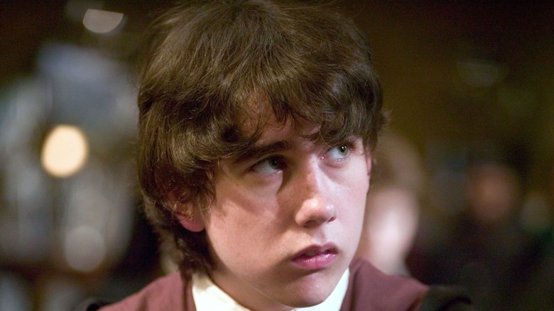 Neville Longbottom frowning