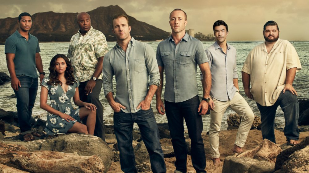 The cast of Hawaii Five-0 in a promo still