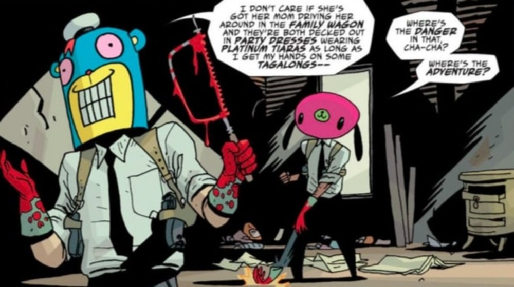 Hazel and Cha-Cha in The Umbrella Academy comics