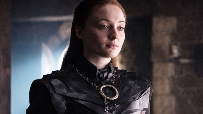 Sophie Turner as Sansa Stark on Game of Thrones