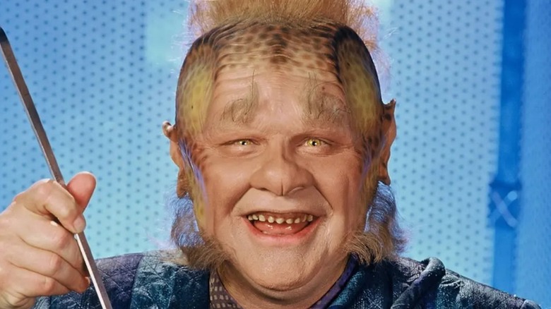 Neelix smiling while cooking