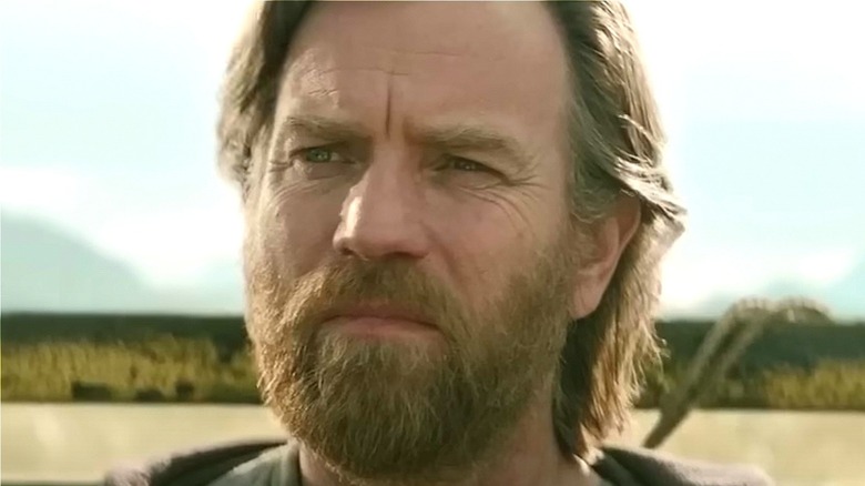 Ewan McGregor as Obi-Wan looking sad