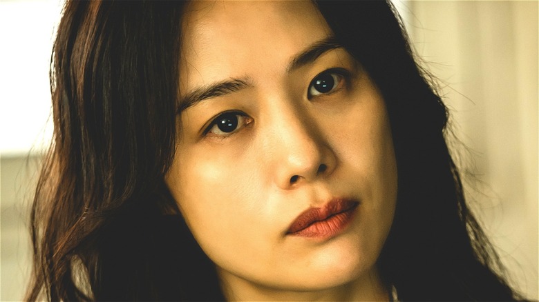 Min Hye-jin in closeup 