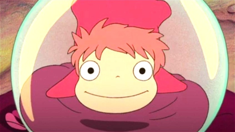 Ponyo in water drop