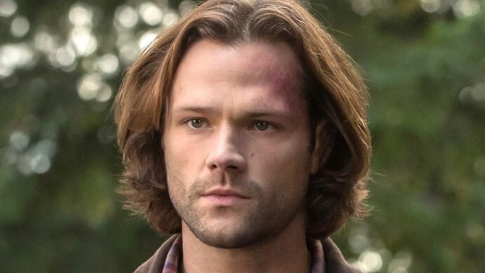 Sam Winchester with a bruised face