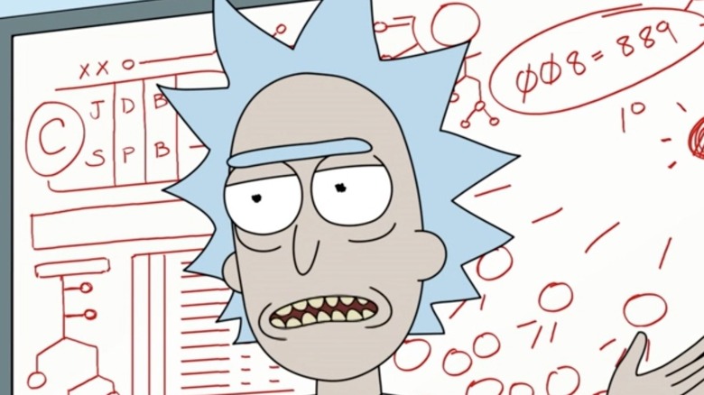 Rick Sanchez in Rick and Morty on Adult Swim