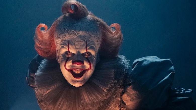 Pennywise grinning in 
