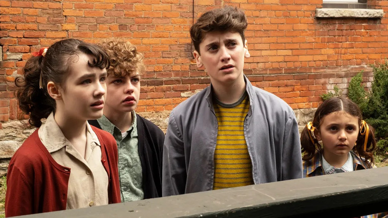 A group of kids are concerned in "It: Welcome to Derry"