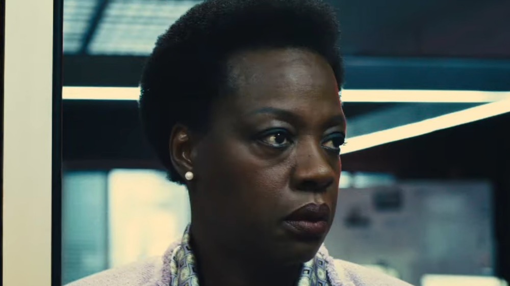 Amanda Waller looking concerned