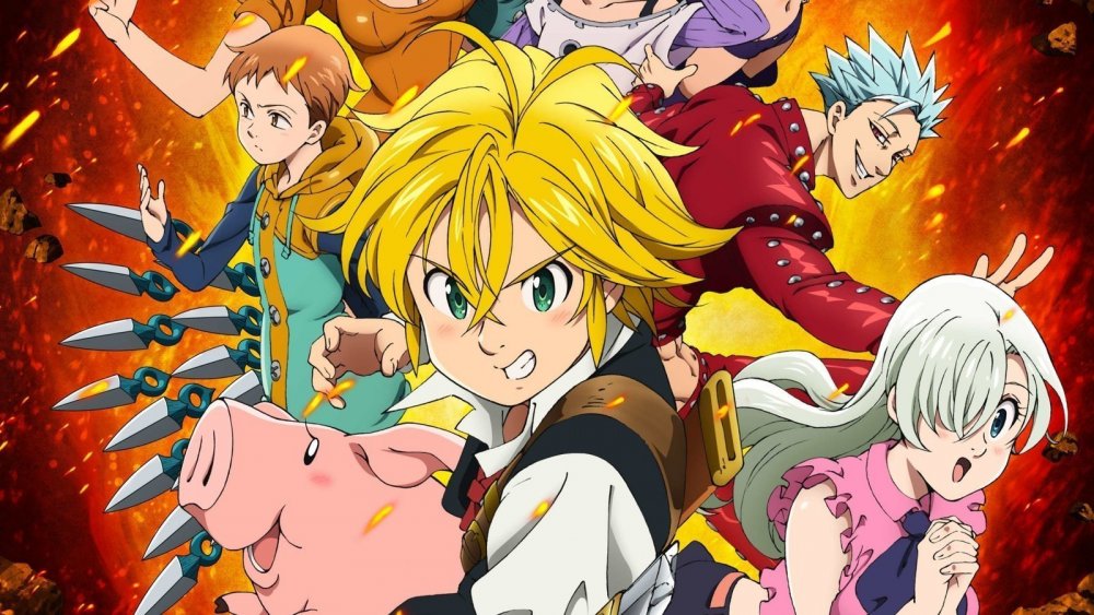 Meliodas leading the Sins from Seven Deadly Sins