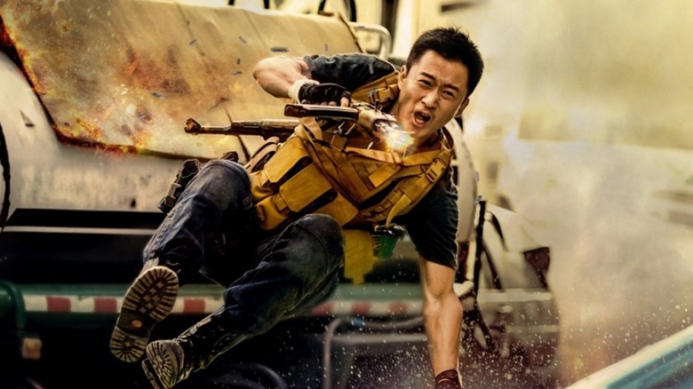 Wu Jing as Leng Feng in Zhan Lang 2