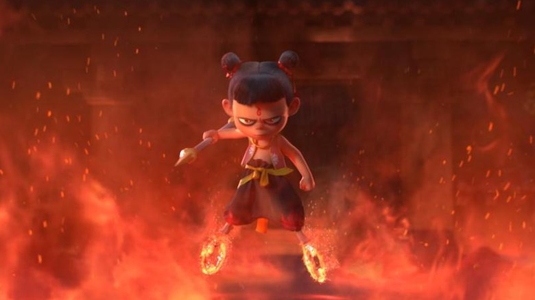 Ne Zha, protagonist of Ne Zha Zhi Mo Ton Jiang Shi