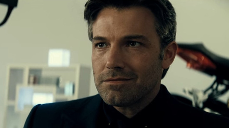Affleck Bruce Wayne smiling