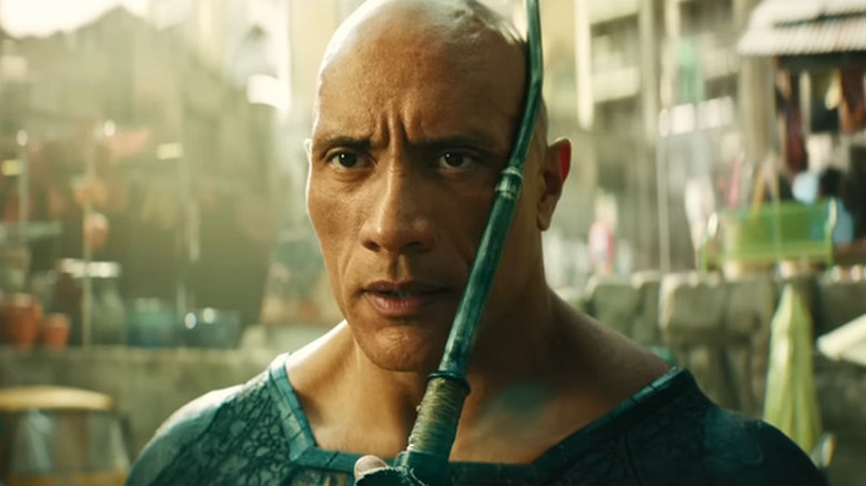 Black Adam being threatened