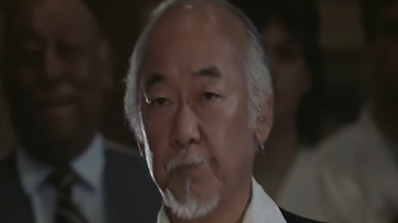 Mr Miyagi in The Karate Kid Part III