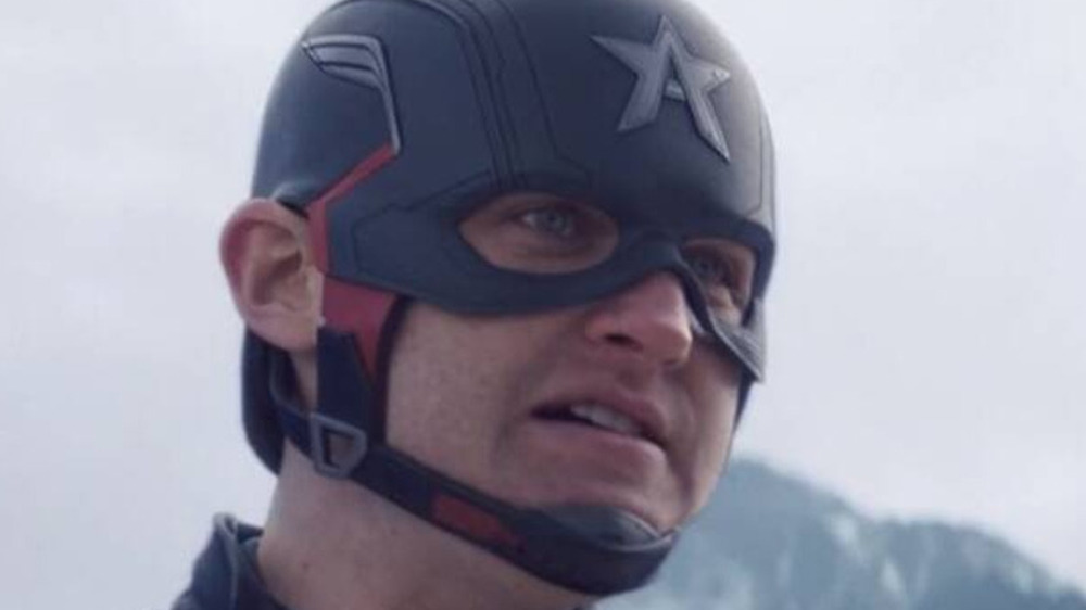 Wyatt Russell Captain America gritting teeth