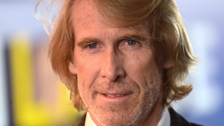 Michael Bay staring off to the right