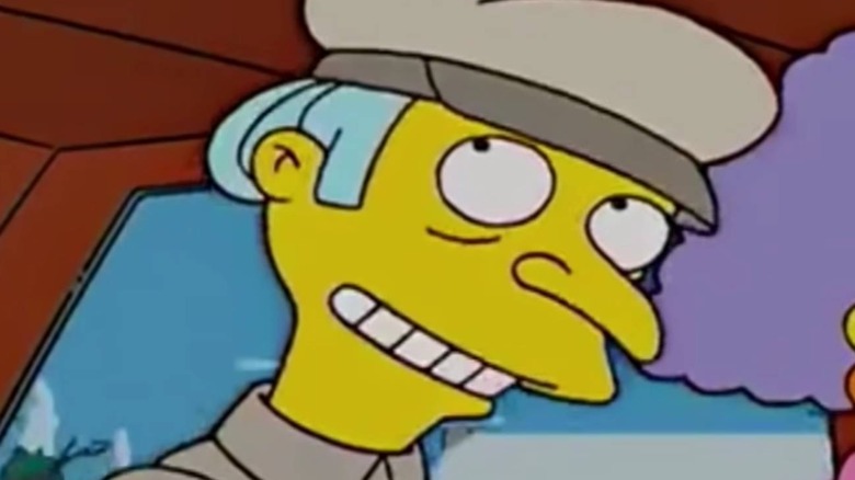Mr. Burns driving