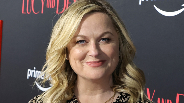 Amy Poehler walking red carpet for Lucy and Desi