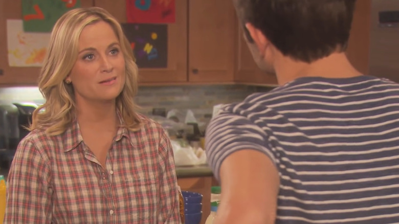 Amy Poehler acting as Leslie Knope