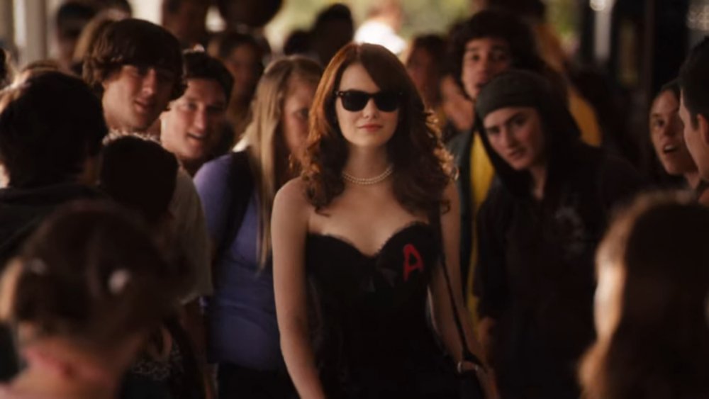 Emma Stone as Olive Penderghast in Easy A