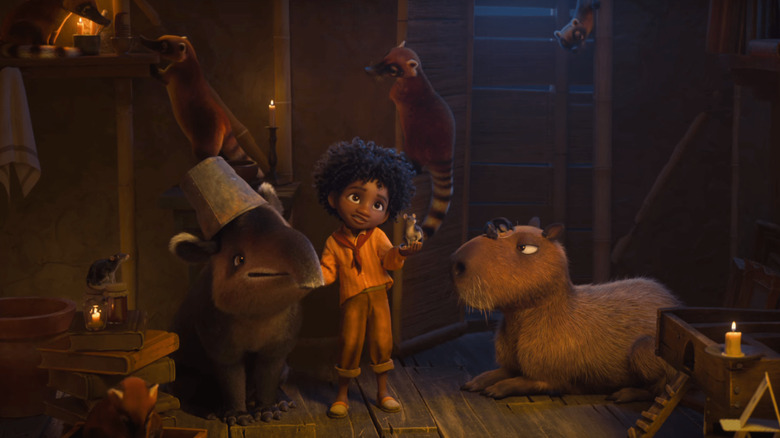 Antonio with his animals