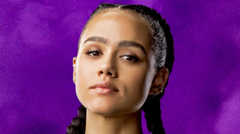 Nathalie Emmanuel Fast and Furious 9 purple poster