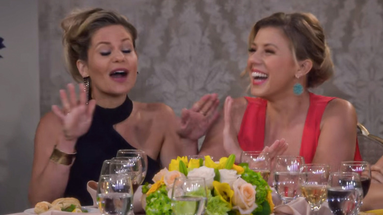D.J. and Stephanie Tanner laughing