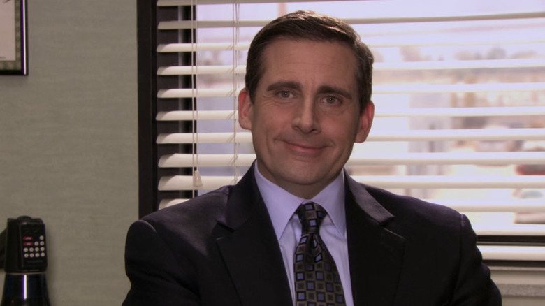 Michael smiles at camera on The Office
