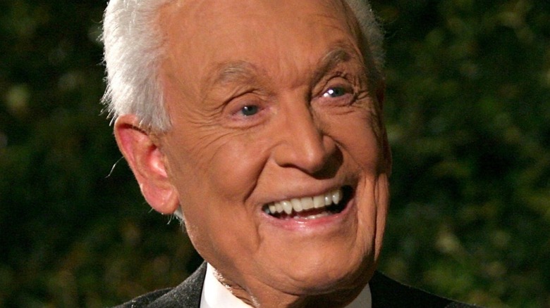 Bob Barker smiling during an interview
