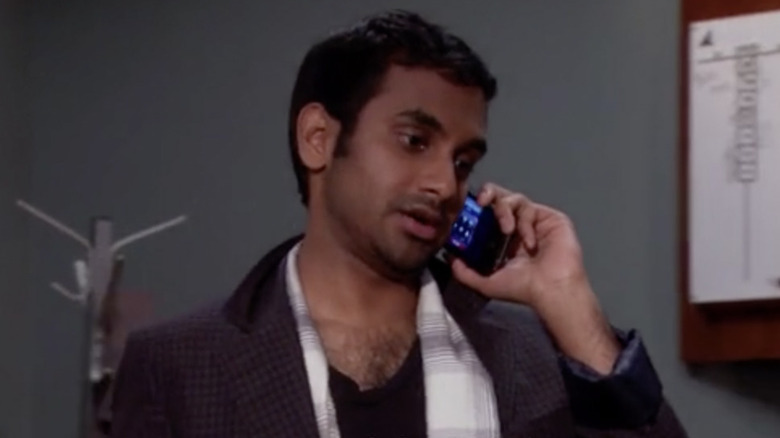 Aziz Ansari com a Tom Haverford