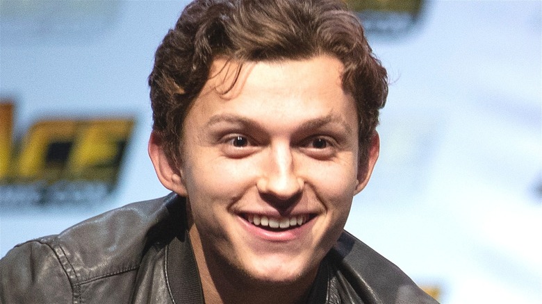 Tom Holland smiling