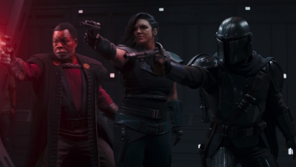 Jeans Guy in the background of The Mandalorian