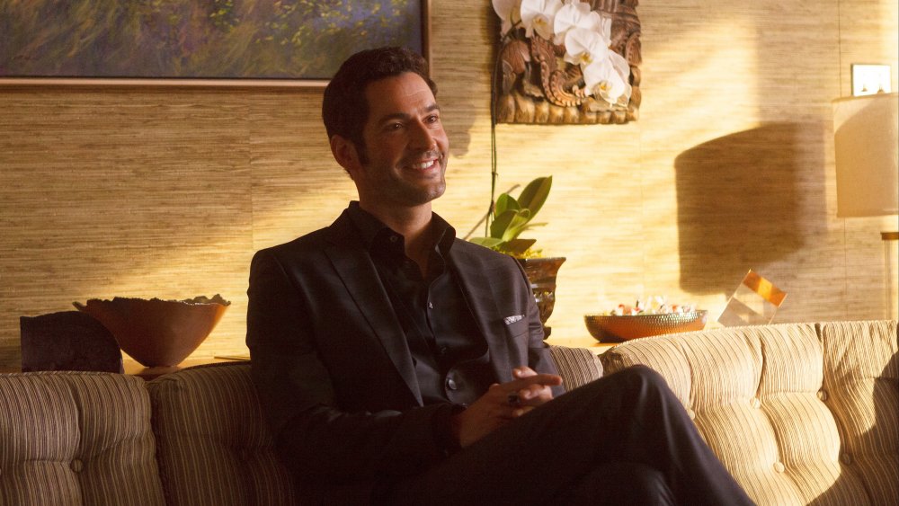 Tom Ellis as Lucifer Morningstar in season 1 of Lucifer