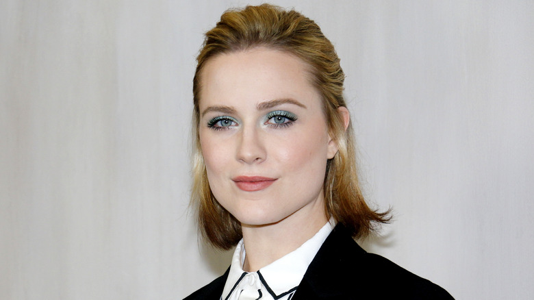Evan Rachel Wood smirking