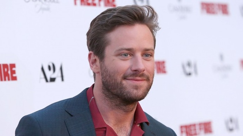 Armie Hammer, red carpet, smiling