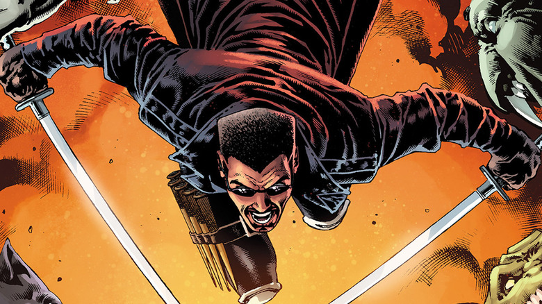 Blade as seen in the pages of Marvel Comics