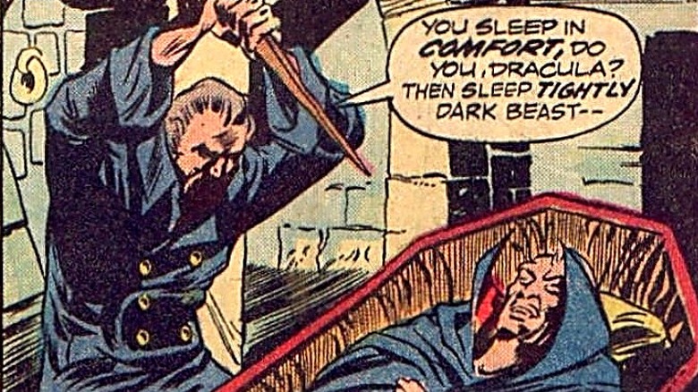 Grigory Russof staking Dracula