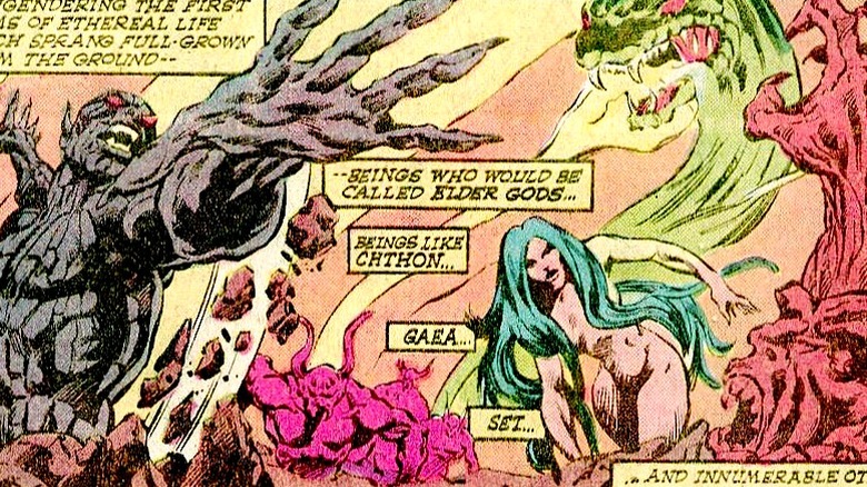 Chthon, Gaea, and Set emerging