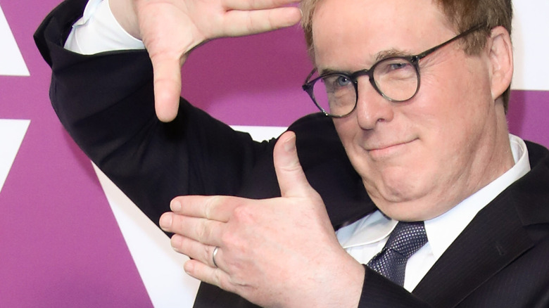 Brad Bird framing with hands