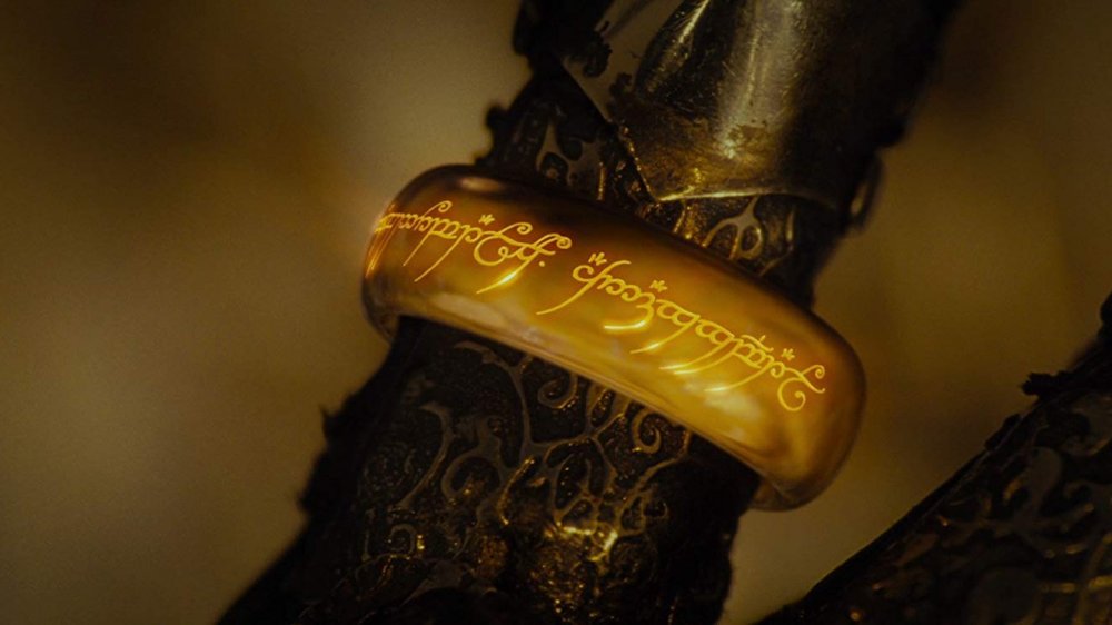 the ring on Sauron's finger
