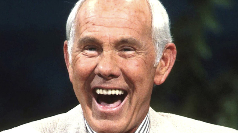 Johnny Carson smiling