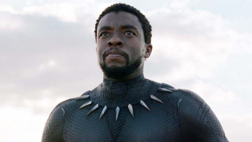 Chadwick Boseman as T'Challa in Black Panther