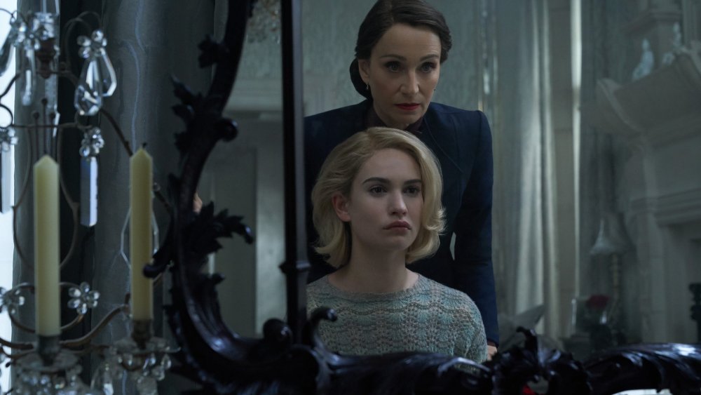 Lily James and Kristin Scott Thomas in Rebecca